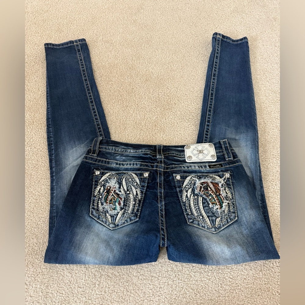 Miss Me Mid Rise Easy Skinny Jeans Sz 28